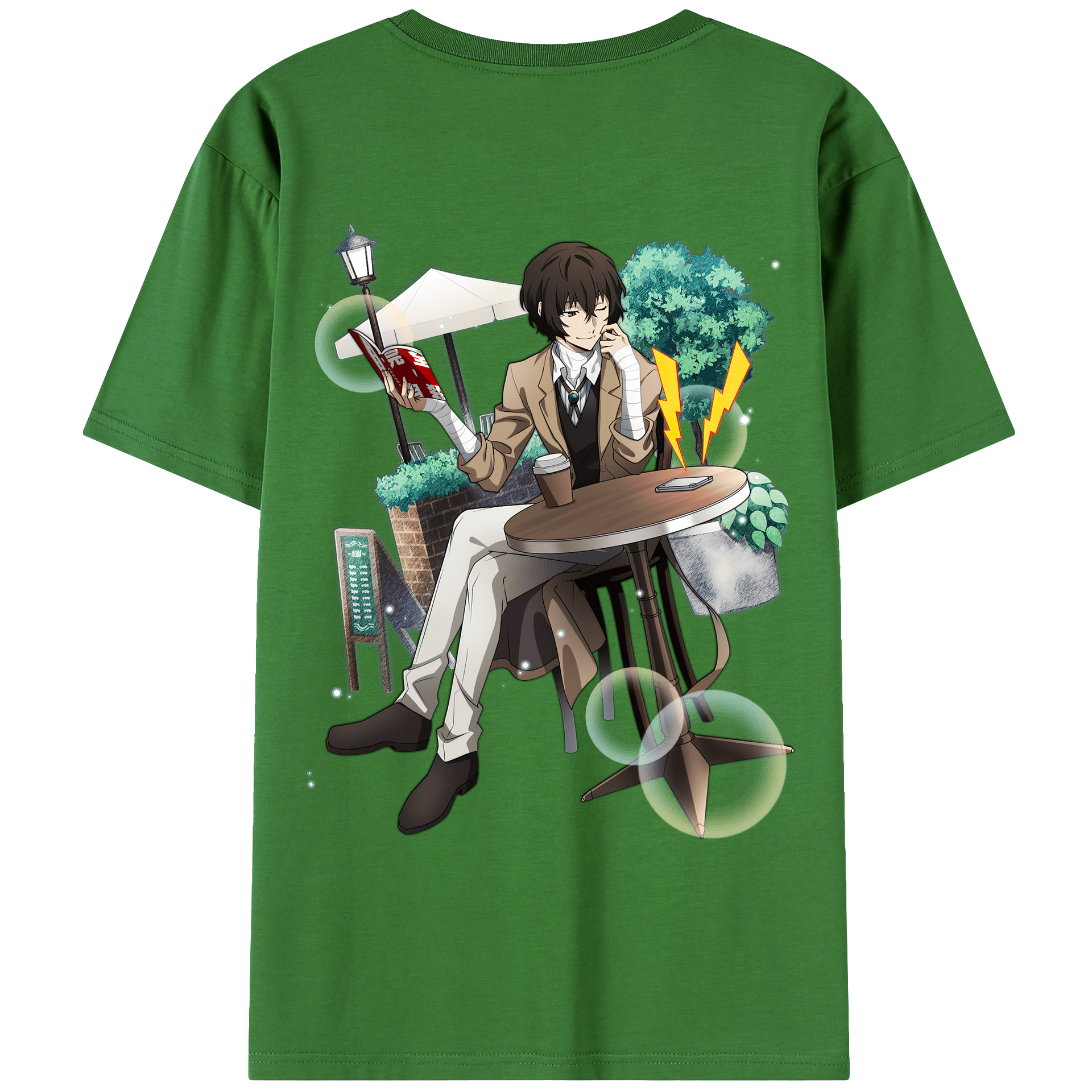 （画像用） 文豪ストレイドッグス Bungo Stray Dogs レディース半袖Tシャツ(バックプリント)